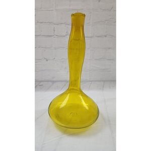 BLENKO WAYNE HUSTED DECANTER GENIE Lemon Yellow 5815 S 1960's